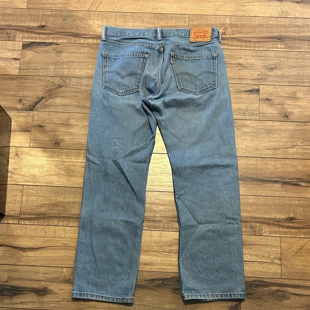 Levi's Men's Classic Straight Light Blue Jeans 505
